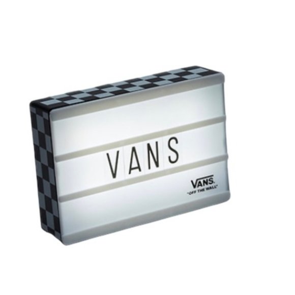 VANS Mini LED Light Box White Black Plastic VN000CE7N0A - Picture 2 of 9